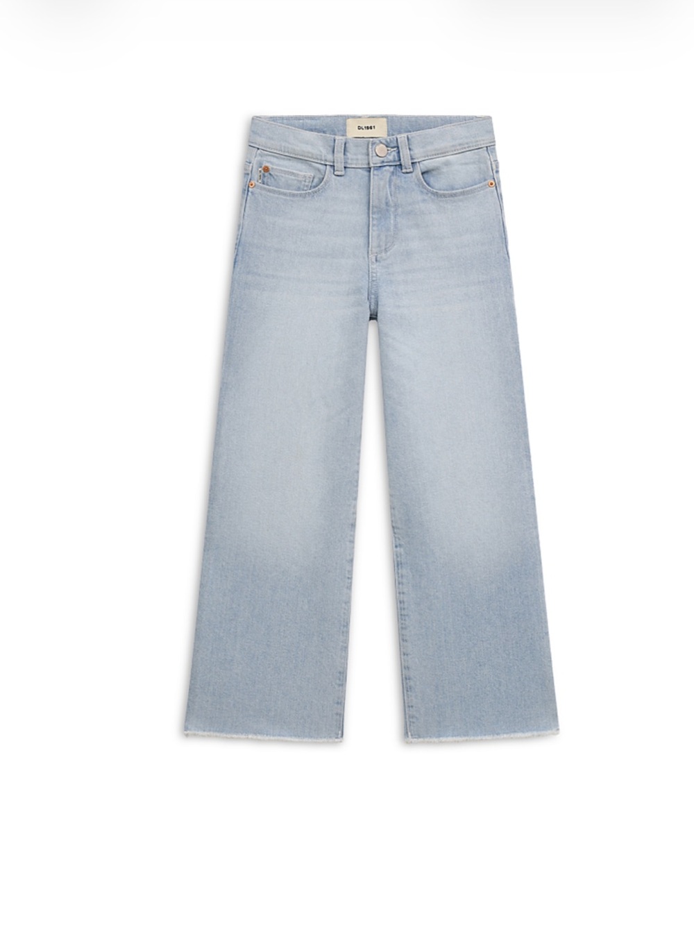 DL1961 Light Blue Wide-Leg Kids Jeans